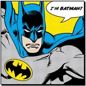 Wyposażenie pokoiku dziecięcego - Pyramid International wdc95052 Batman wskaźnik druk na płótnie na blejtramie MDF AFWDC95052 - miniaturka - grafika 1