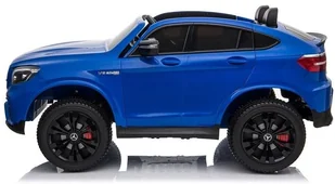 Import LEANToys Mercedes GLC 63S Niebieski Lak 4130 - Pojazdy elektryczne dla dzieci - miniaturka - grafika 4