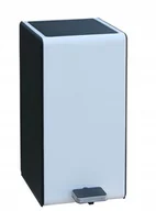 Kosze na śmieci - FENIKS Prostokątny Biurowy Metalowy Biały - miniaturka - grafika 1