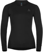 Pozostała odzież narciarska - Odlo Active Warm Plus Top Crew Neck L/S Women, czarny L 2021 Koszulki bazowe termiczne i narciarskie 159101-15000-L - miniaturka - grafika 1