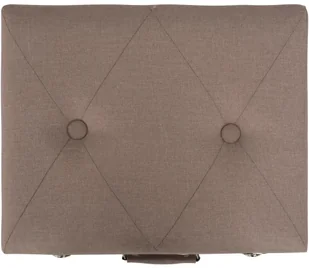 vidaXL Stołki ze schowkami, 3 szt., brązowe, tkanina vidaXL - Pufy i podnóżki - miniaturka - grafika 6