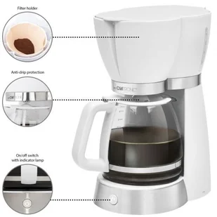 Ekspres do kawy Clatronic KA 3689 Biały - Ekspresy do kawy - miniaturka - grafika 2