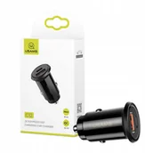 Ładowarki samochodowe - Usams C12 QC4.0 PD3.0 Szybka Ładowarka Samochodowa - miniaturka - grafika 1