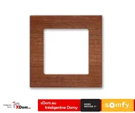 Systemy inteligentnych domów - SOMFY Somfy 9015236 ramka 50x50 do radiowego pilota Smoove, kolor jasny bambus ciemny 9015236 - miniaturka - grafika 1