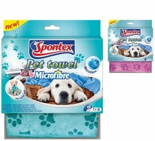 Spontex Spontex Ręcznik Pet Towel kot pies 97043065 SPONTEX - Ubranka dla psów - miniaturka - grafika 3