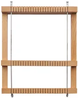 Zabawki kreatywne - Playbox Ramka w kolorze brązowym do tkania - 22 x 19 cm - miniaturka - grafika 1