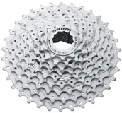 Kasety rowerowe - Sram Kaseta power Glide II PG-970 MTB, satynowa chromowana, srebrny, 11-32T 00.0000.200.393 - miniaturka - grafika 1