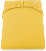 Prześcieradła - DecoKing DecoKing  Prześcieradło Jersey - Nephrite - Żółty 240x220 cm - miniaturka - grafika 1