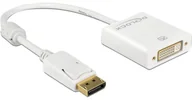 Inne akcesoria audio-wideo - Delock 62600 cable gender changer DisplayPort 1.2 DVI-I 24+5 Biały, Adapter 4043619626007 - miniaturka - grafika 1