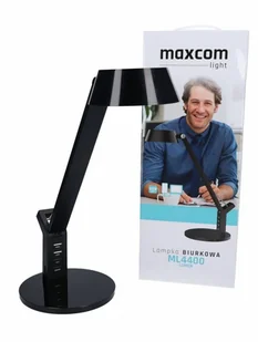 Maxcom Maxcom Lampa biurkowa LED ML 4400 Lumen MAXCOMML4400WHITE - Lampy stojące - miniaturka - grafika 2