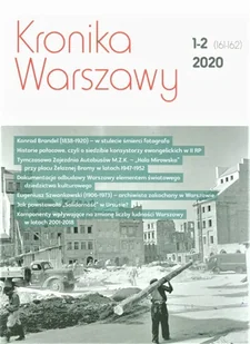 praca zbiorowa Kronika Warszawy 1-2 (161-162) 2020 - Czasopisma - miniaturka - grafika 2