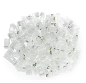 Podzespoły elektroniczne - Lanberg Wtyk sieciowy RJ45 przelotowy Lanberg kat. 6e UTP - 100szt. IMP-16362 - miniaturka - grafika 1