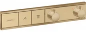Baterie wannowe i prysznicowe - Hansgrohe RainSelect wannowo-prysznicowa brąz szczotkowany 15380140 - miniaturka - grafika 1