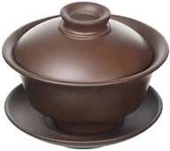 Dzbanki i imbryki - TEASOUL Zestaw do herbaty Tea Soul b6121079 chińska yixing zisha dźwięku gaiwan 110 ML, ceramika, brązowa, 10 x 10 x 8 cm B6121079 - miniaturka - grafika 1