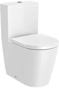 Kompakty WC - Roca Inspira Round Toaleta WC kompaktowa 37,5x60x76 cm Rimless bez kołnierza biała A342529000 - miniaturka - grafika 1