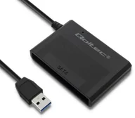 Obudowy i kieszenie na dyski twarde - Qoltec Adapter USB 3.0 do dysków HDD/SSD 2.5 cala SATA3 50644 - miniaturka - grafika 1