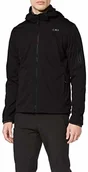 Kurtki i kamizelki sportowe męskie - CMP CMP Męska kurtka softshell czarny czarny 52 39A5027 - miniaturka - grafika 1