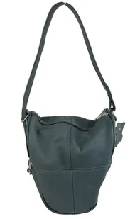 Magre (PL) Plecak Skórzany (PL) Jowita Skóra Naturalna Licowa CIEMNY SELEDYNOWY - Torebki damskie - miniaturka - grafika 3