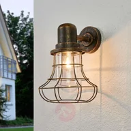 Lampy ogrodowe - Lutec BIRD Lampa ścienna Brązowy, Złoty, 1-punktowy (1901 BG) - miniaturka - grafika 1