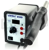 Akcesoria do lutowania - Stacja lutownicza hotair Yihua 858D z wentylatorem w kolbie - 700W LUT-08880 - miniaturka - grafika 1