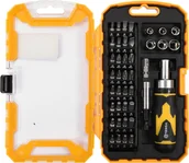 Śrubokręty - Vorel WKRĘTAK Z GRZECHOTKĄ Z WYMIENNYMI BITAMI 41SZT 64385 64385 - miniaturka - grafika 1