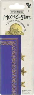 Bookminders Moon&Stars zestaw 4 metalowych zakładek - Zakładki do książek - miniaturka - grafika 2