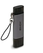 Czytniki kart pamięci - Lindy 43335 USB 3.2 czytnik kart, typ C & A, SD/MicroSD 43335 - miniaturka - grafika 1