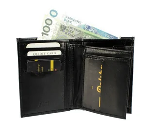 Elkor (PL) Portfel Skórzany (PL) Skóra Licowa Duży Pionowy Bez Zapięcia Z Wkładką EL036 - Portfele - miniaturka - grafika 5