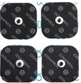 Meble i wyposażenie gabinetów medycznych - Compex Elektrody pojedyncze EasySnap 5cm x 5cm do elektrostymulatorów Compex - 4 sztuki (Compex 42215) - miniaturka - grafika 1