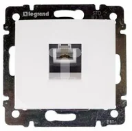 Gniazdka elektryczne - Legrand Gniazdo ścienne VALENA Telefoniczne Pojedyncze 1xRJ11 moduł 774438 biały - miniaturka - grafika 1