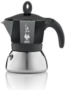 Bialetti MOKA IND BLACK Kawiarka 6 filiżanek 6 TZ 8006363017961 - Zaparzacze i kawiarki - miniaturka - grafika 2