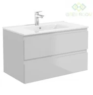 Szafki łazienkowe - Oltens Oltens Vernal szafka 60 cm podumywalkowa wisząca szary mat 60000700 - miniaturka - grafika 1