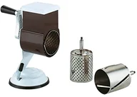 Siekacze tarki i szatkownice - Ilsa Tarka elza 401 z 2 bębnów wykonana ze stali nierdzewnej, funkcja tarka i deska do krojenia, czarny/biały 401 - miniaturka - grafika 1