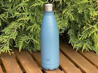 Butelki termiczne - H&H Lifestyle H&H Lifestyle - H&h Lifestyle  -  Butelka Termiczna ze Stali Nierdzewnej, Navy Blue, 0,5l - miniaturka - grafika 1