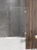 Parawany nawannowe - New Trendy Avexa Gold Shine parawan nawannowy EXK2172WP - miniaturka - grafika 1