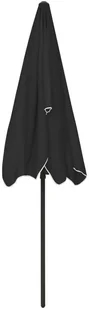 VidaXL Parasol plażowy, czarny, 200x125 cm 314733 VidaXL - Parasole ogrodowe - miniaturka - grafika 7