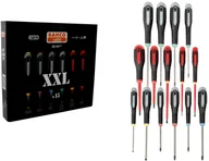 Śrubokręty - BAHCO komplet 15szt. wkrętaków ERGO do śrub prostych, Phillips, Pozidriv i TORX, [BE-9877] BE-9877 - miniaturka - grafika 1