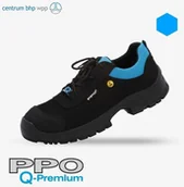 Obuwie robocze - PPO Strzelce Opolskie PÓŁBUTY BEZPIECZNE Z PODNOSKIEM KOMPOZYTOWYM I NIEMETALOWĄ WKŁADKĄ ANTYPRZEBICIOWĄ MODEL Q4LG, PN-EN ISO 20345, S3, CI, SRC, ESD - miniaturka - grafika 1