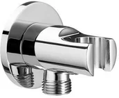 Akcesoria do armatury i ceramiki - Roca Aqua przyłącze katowe 1/2 z uchwytem na słuchawkę A5B5250C00 A5B5250C00 - miniaturka - grafika 1