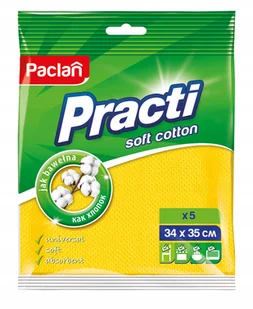 Paclan Ścierki  Practi Jak Bawełna 5 szt. - Akcesoria do myjek - miniaturka - grafika 2