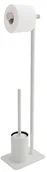 Stojaki i wieszaki na papier toaletowy - Sealskin Seas LKIN Stand uchwyt-wc brix'a metalowy, biały 362473610 - miniaturka - grafika 1