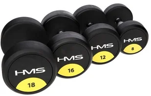 HMS HG PRO 10 KG HANTLE GUMOWANE HMS - Hantle i ciężarki - miniaturka - grafika 3