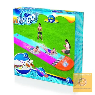 Bestway Bestway 52320 ŚLIZGAWKA H2GO PODWÓJNA WYŚCIG LAM - Place zabaw - miniaturka - grafika 5