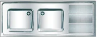 Zlewy i komory gospodarcze - Franke Zlewozmywak przemysłowy MAXS212-160 - miniaturka - grafika 1