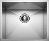 Zlewozmywaki - Teka TETRAGON 45x40 1B stal szczotkowana 100090301 - miniaturka - grafika 1
