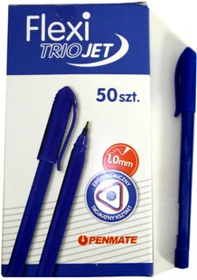 Penmate Długopis Flexi Trio Jet, niebieski, 1,0mm, 1 szt, - Długopisy - miniaturka - grafika 2