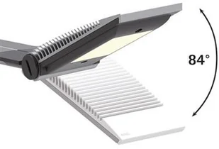 MAUL Lampka LED na biurko MAULoptimus Colour Vario, 10W, ze ściemniaczem, mocowana zaciskiem, srebrna M8206695 - Lampy stojące - miniaturka - grafika 4