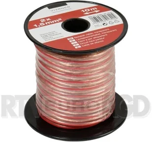 Vivanco Kabel głośnikowy 2 x 1.5mm2 10m 46822) Transparentny 2 x 1.5mm2 10m 46822) Transparentny - Kable - miniaturka - grafika 2