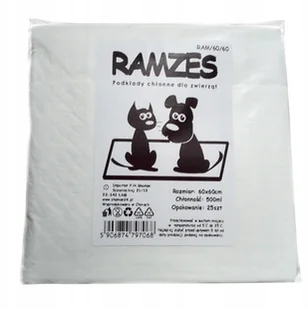 Ramzes Podkłady maty do nauki sikania 60x60 25szt - Maty do nauki czystości - miniaturka - grafika 7