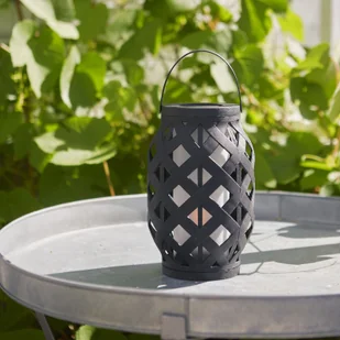 Best Season Latarnia LED Flame Lantern, czarna, wysokość 23 cm - Lampy ogrodowe - miniaturka - grafika 4